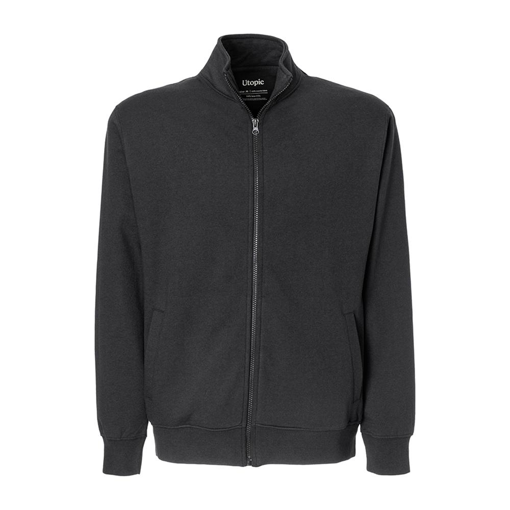 Felpa con zip unisex in tessuto 100% rigenerato da 280 g/m2 Felpa con zip unisex in tessuto 100% rigenerato da 280 g/m2